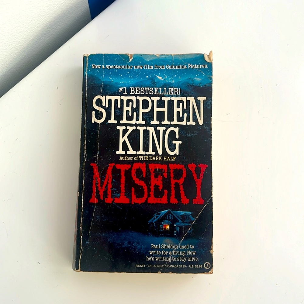 Steven King Misery paperback